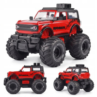 Zdalnie Sterowane Auto Terenowe Car Off Road Czerwone Pływa Po Wodzie
