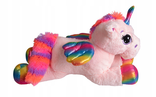 PLUSZOWY JEDNOROŻEC MASKOTKA UROCZY PLUSZAK DLA DZIECI 75 CM