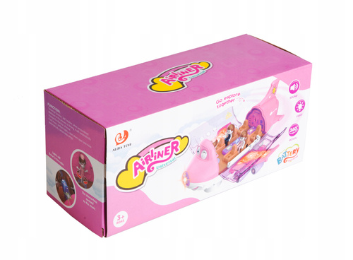 SAMOLOT ROZKŁADANY INTERAKTYWNY DŹWIĘK ŚWIATŁO