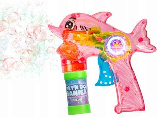 Aparat Pistlet Do Baniek W Kształcie Delfina Duży Wytwarzajacy Bańki