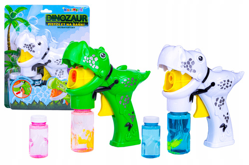 Aparat Pistolet Do Baniek Dinozaur Duży Wytwarzajacy Bańki
