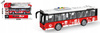 Auto Metalowe Autobus Czerwony City Bus Z Efektami Dźwiękowymi 27 Cm