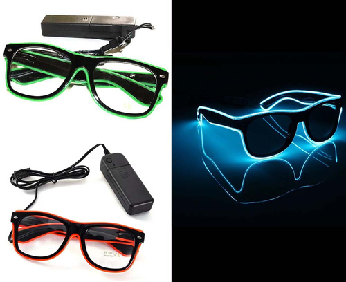 OKULARY RAMKI ŚWIECĄCE ZERÓWKI NA IMPREZĘ KARNAWAŁ