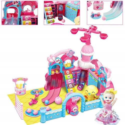 Plac Zabaw Dla Lalek Wyposażenie+Lalka+Pudełko