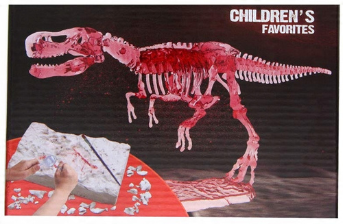 Skamielina Fluor Dinozaur Szkielet Tyranozaurus