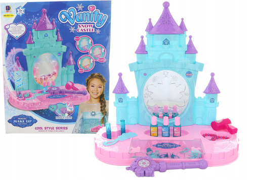Toaletka Z Lustrem Dla Dzieci + Zamek Księżniczki