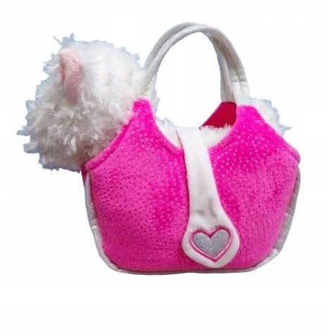 Pluszowy Piesek West Biały W Torebce Do Zabawy I Opieki Przez Dzieci