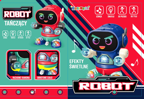 Tańczący Robot Wesoły Robot Dance Efekty Świetlne
