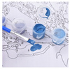 Malowanie Po Numerach Kobieta Z Czerwonymi Ustami 40X50 Cm Na Ramie
