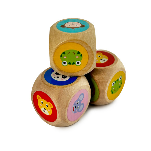 NORIMPEX DREWNIANA GRA WIEŻA CHWIEJĄCA SIĘ KLOCKI ZWIERZAKI ZRĘCZNOŚCIOWA