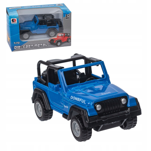 Auto Jeep Model Metalowy Truck City Różne Kolory Wytrzymała Zabawka
