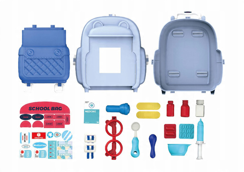 Zestaw Lekarski W Walizce 20 Elementów Zabawkowy Dla Dzieci