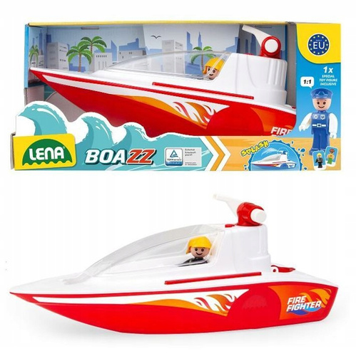 Łódź Strażacka Psikająca Wodą Wodoodporna Zabawka Dla Dzieci Do Wanny