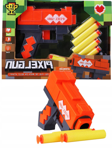 Pixel Gun Pistolet Na Piankowe Naboje Z Przyssawką