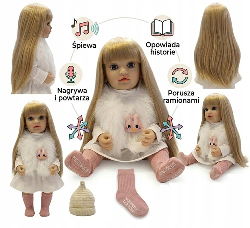 Interaktywna Lalka Najlepsza Przyjaciółka Zdalnie Sterowana Dużo Funkcji