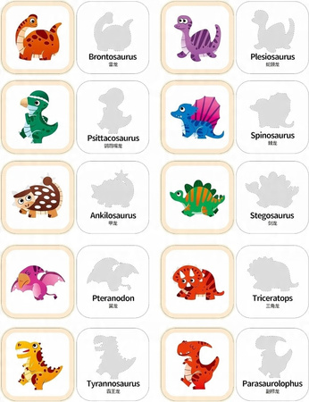 Gra Zręcznościowa Rodzinna Układanka Dinozaury Spadajace Z Równoważni