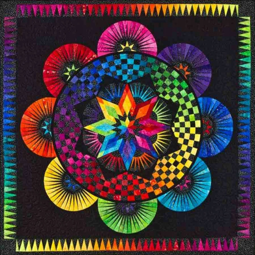 Mozaika Diamentowa 7d Haft Diamentowy Mandala Kolorowa 30x30