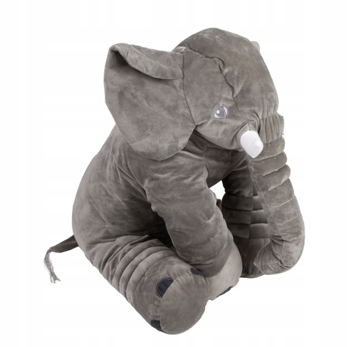 PLUSZOWY SŁOŃ , MASKOTKA , PRZYTULANKA SZARA