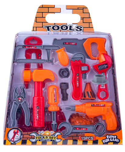 NARZĘDZIA BEZPIECZNE zestaw WIERTARKA PIŁA 14 EL