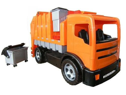 Śmieciarka Lena Pomarańczowa Seria Maxi, 2 Osie