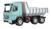Duże Auto Wywrotka Mercedes Actros 3 osie Maxi Lena 63 cm Błękitna