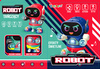 Tańczący Robot Wesoły Robot Dance Efekty Świetlne