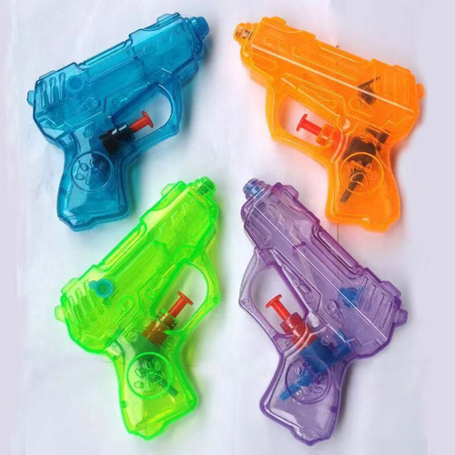 Pistolet Na Wodę Mały Mini Transparentny Różne Kolory