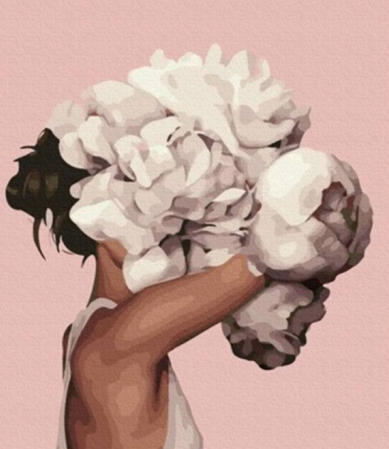 Diamentowa Mozaika Kobieta Abstrakcja Głowa W Chmurach 30x40Cm Kreatywne