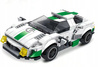 Klocki Auto Sportowe Supercar Biało Zielone Do Składania 308 Elementów