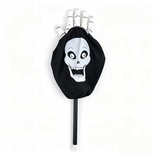 Ręka Kościotrupa Halloween Łapka z Workiem na Cukierki Słodycze 53 cm Biała