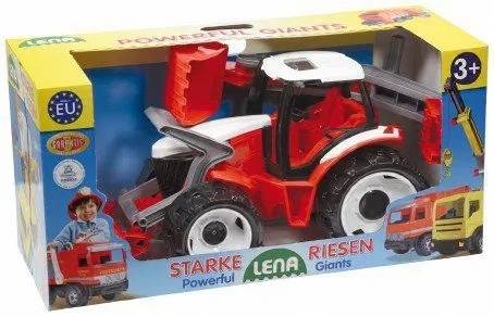 Lena Traktor Duży Koparka Spychacz Z Łyżką Jeździk