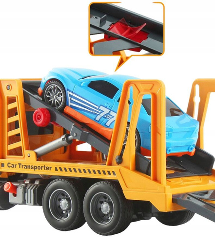 Truck Auto Laweta Z Samochodem Ruchome Elementy Efekty Dźwi/Świetlne