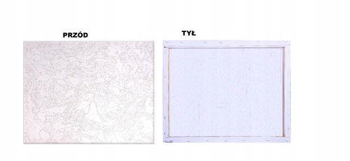 MALOWANIE PO NUMERACH Dla DZIECI + RAMA 40x30