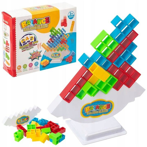 Gra Układanika Logiczna Rozwijająca Balansujące Klocki Tetris