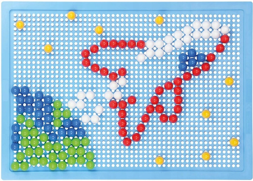 Lena Układanka Mozaika Do Układania Guziczkowa Różowa