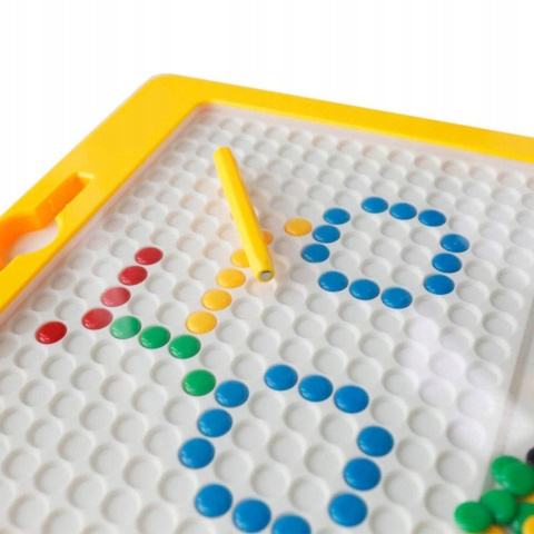 Magnetyczna Tablica Mozaika Układanka Montessori Dla Dzieci - 10 Szablonów