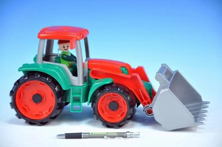 Auto Samochód Pojazd Duży Spychacz Z Podnoszonym Ramieniem 34 Cm Lena