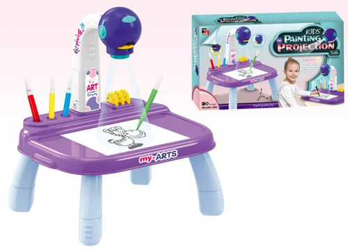 TABLICA DO RYSOWANIA PROJEKTOR STOLIK ŚWIATŁO