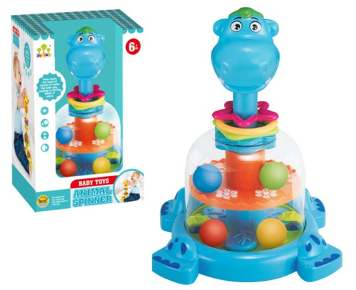 ZABAWKA Z PIŁECZKAMI HIPCIO, pak 36/18,
zabawka sensoryczna dla niemowląt od 6 miesiąca życia,
wymiar pudełka: 26 x 17,5 x 15 cm