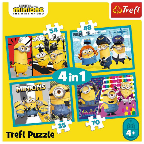 34339 "4w1 - Wesoly swiat Minionkow

