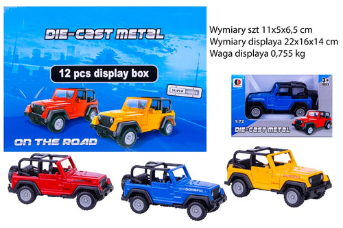 AUTO METAL TRUCK CITI KARTON *12 BOX 144/288

Waga displaya 0,755 kg