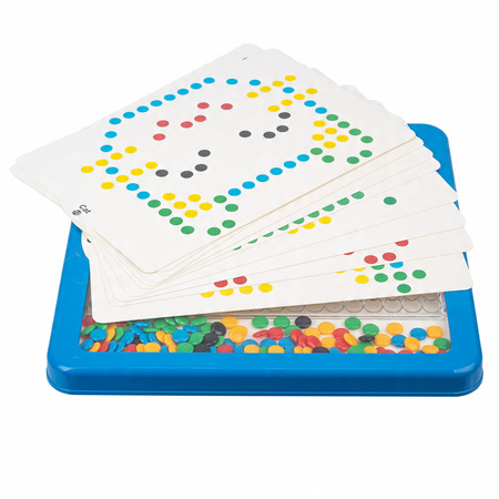 Magnetyczna Tablica Mozaika Układanka Montessori Dla Dzieci - 10 Szablonów