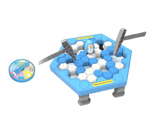 Uratuj Pingwina Gra Zręcznościowa Pingwin Na Lodzie Uderzanie Młotkiem