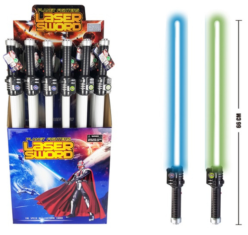 MIECZ ŚWIETLNY Z DŹWIĘKIEM AŻ 68 CM JAK LASEROWY