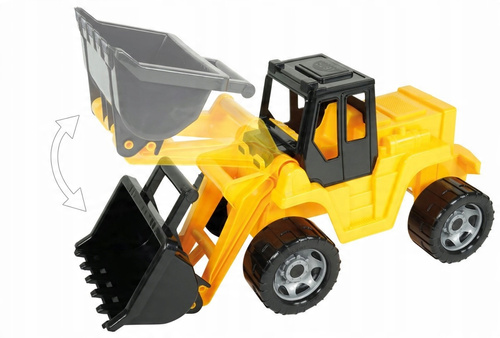 Pojazd Lena Ogromny Spychacz Buldożer Wytrzymały Do 100Kg Żółty