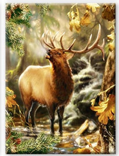 Diamentowa Mozaika Jeleń W Lesie 30x40cm