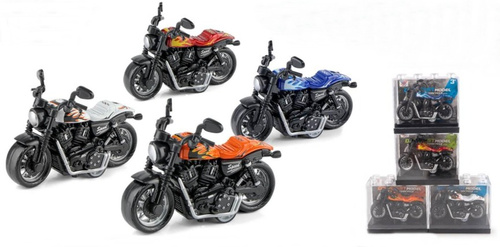 Motor Model Harley Metalowy W Opakowaniu Figurka Motocyklu Skala 1:36