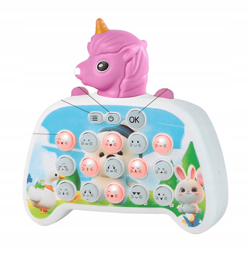 Gra Zręcznościowa Pop It Antystresowa Jednorożec