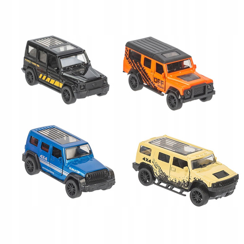 AUTO AUTKO SAMOCHÓD POJAZD JEEP OFF-ROAD TERENOWY METALOWA ZABAWKA