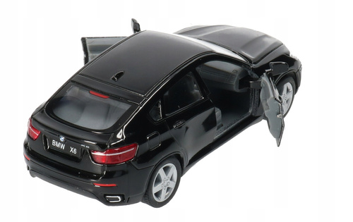 BMW X6 Kinsmart Metalowy 1:38 Pull Back Otwierane Drzwi 12,5 cm 4 Kolory